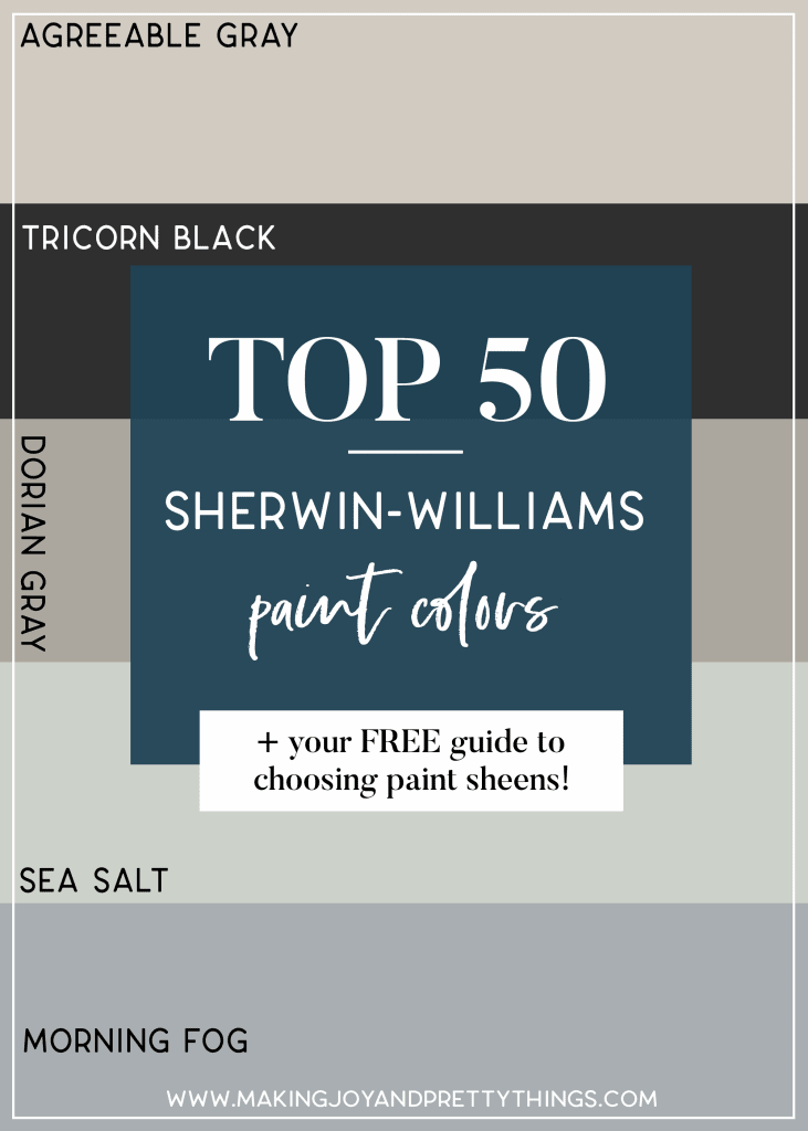 Best Selling Sherwin Williams Paint Colors Making Joy And Pretty Things