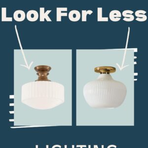 It’s time to get the look for less home decor! Looking for budget friendly lighting that doesn’t break the bank but is still beautiful? So if you’re looking for lighting ideas like a floor lamp, chandelier, pendant light, or sconce but want to not spend a fortune, this is for you. Home decor and interior decorating doesn’t have to be so expensive. It’s time to save on home decor and lighting ideas for your home and for your renovation. #lighting #lookforless #homedecor #interiordecorating