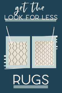 It's the third edition of get the look for less and today I'm sharing look for less rugs! You can have a beautiful stylish home without breaking the bank! Get the same luxurious and expensive looking rugs at a budget friendly price. These rugs would be perfect as living room rugs or bedroom rugs. You don’t have to break the bank to have a beautiful home.
