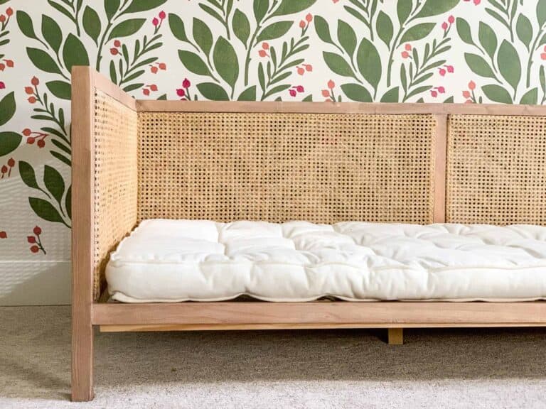 DIY Cane Nightstand How To Tutorial Making Joy and Pretty Things