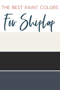 So you installed your shiplap wall or shiplap ceiling but what color do you paint it? My favorite paint color for shiplap walls is Alabaster by Sherwin-Williams. It’s the color we painted our DIY shiplap wall in our daughter’s nursery and we loved it. Read the post to see my 2 other favorite paint colors for shiplap whether you are farmhouse style or more modern. Plus, I’m sharing 9 additional colors you may not have thought of! #shiplap #paint #diyshiplap