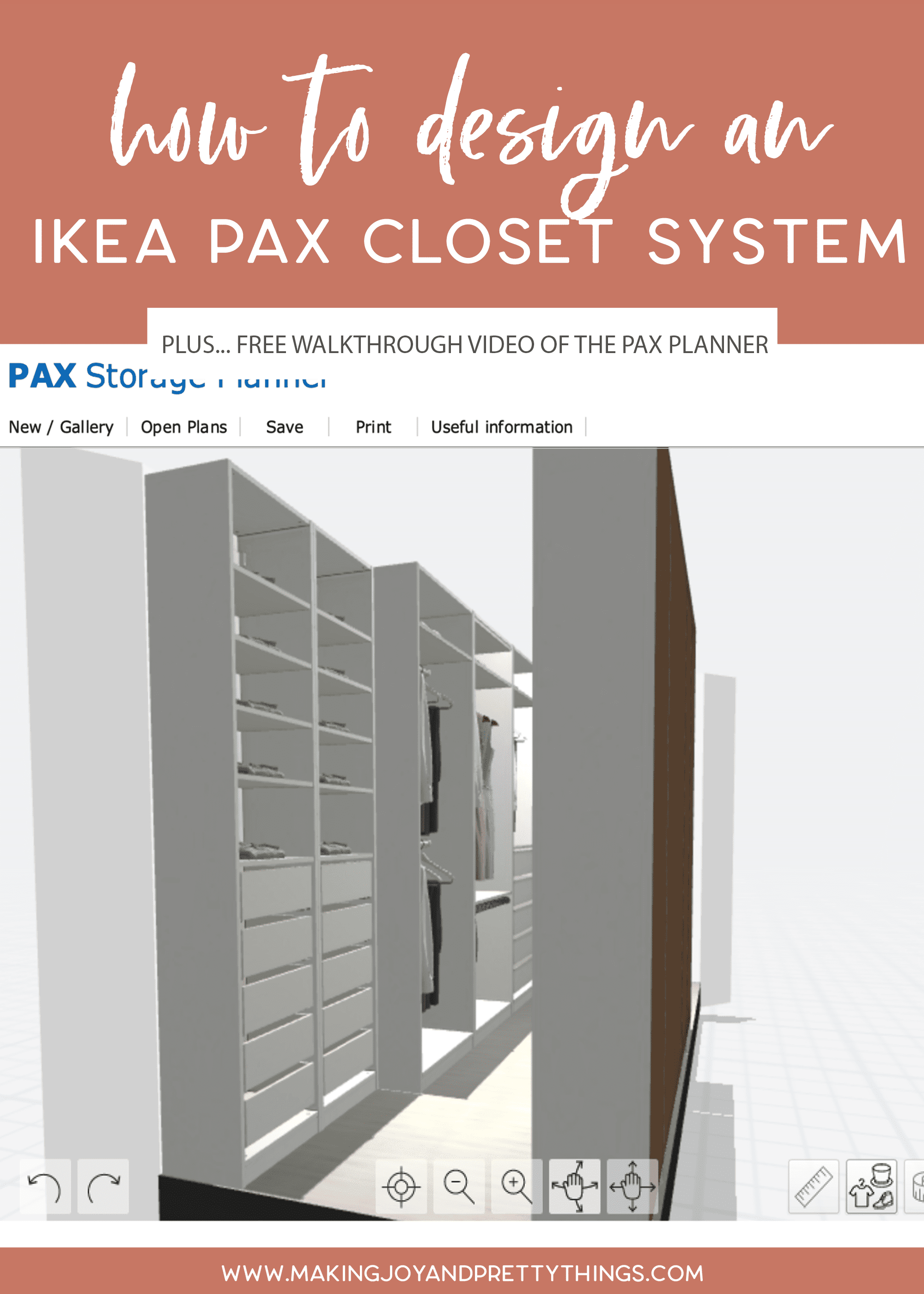 How to Design an IKEA Pax Closet System Making Joy and Pretty Things