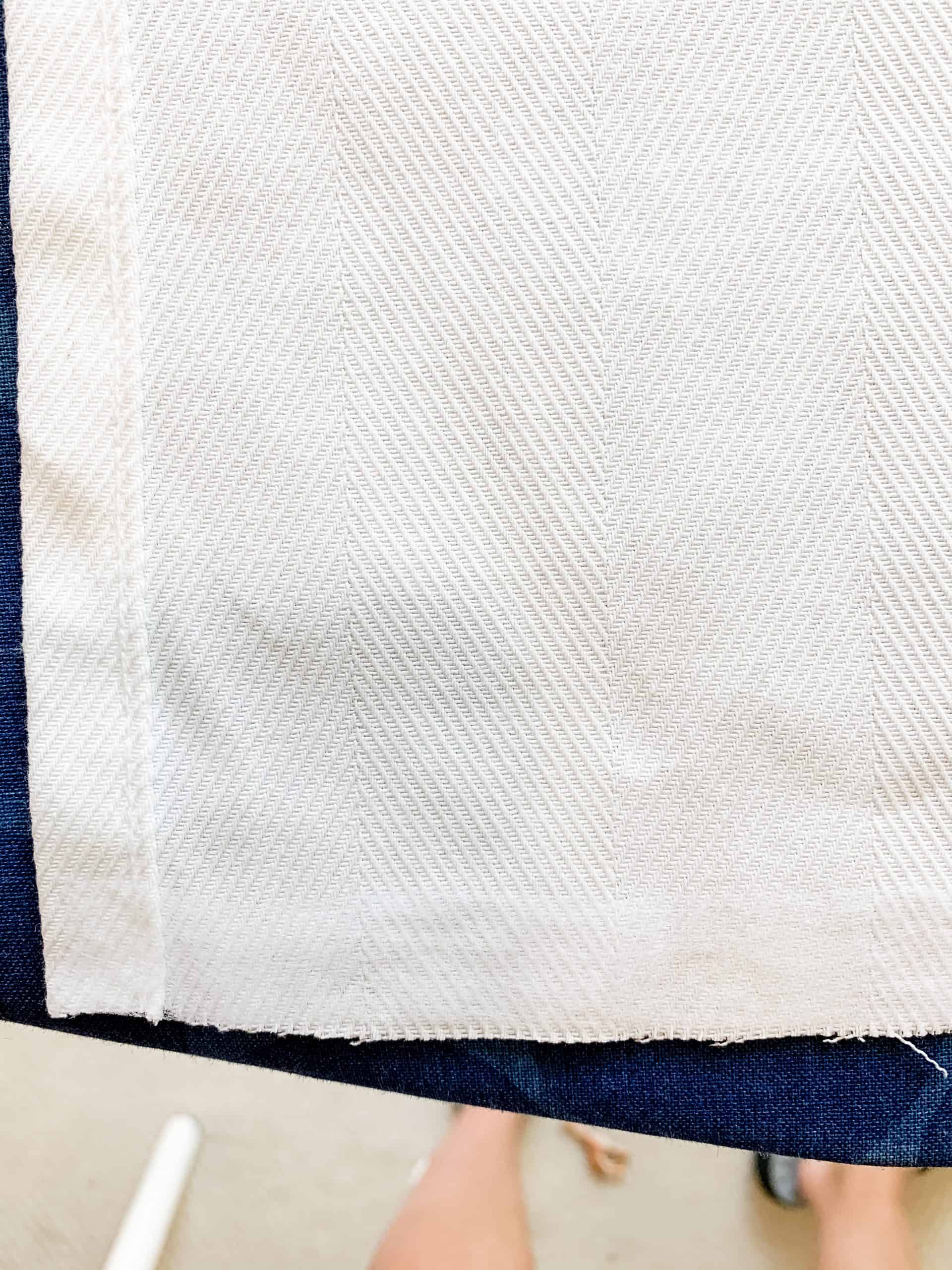 Today I’m sharing how to hem curtains without sewing. Curtains should just barely touch the floor or hover just slightly over the floor. In order to hem curtains, you normally have to hem curtains with a sewing machine. Since I don’t know how to sew, I’m going to show you how to hem curtains with hem tape and an iron. Let’s hem curtains the easy way with a no sew method. All you need for no sew curtains is hem tape and an iron. For this project I used fusing web! #curtains #howtohemcurtains #hemcurtains #nosewcurtains