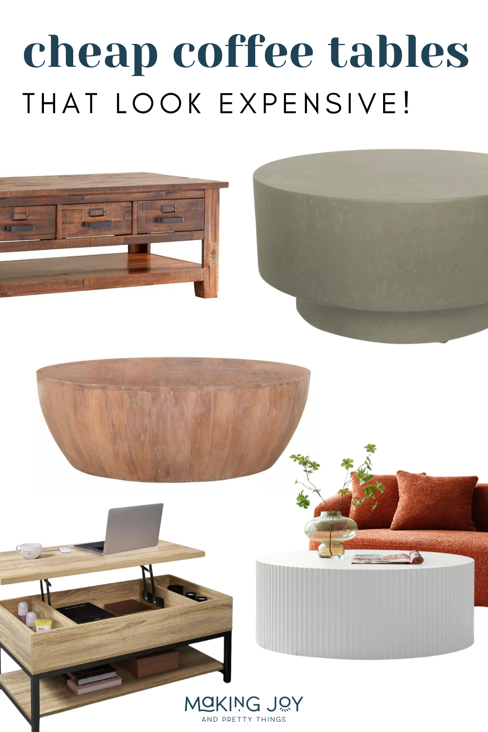 Cheap Coffee Table Ideas That Look Expensive Making Joy and Pretty Things