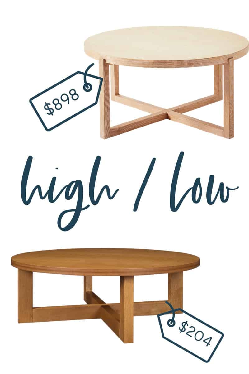 It's time for another edition of get the look for less and today I'm sharing look for less coffee tables! You can have a beautiful stylish home without breaking the bank! Get the same luxurious and expensive looking living room coffee tables at a budget friendly price. These coffee tables would be perfect in your living room. You don’t have to break the bank to have a beautiful home. If you’re looking for living room ideas, this is for you! #coffeetables #livingroom #accenttables