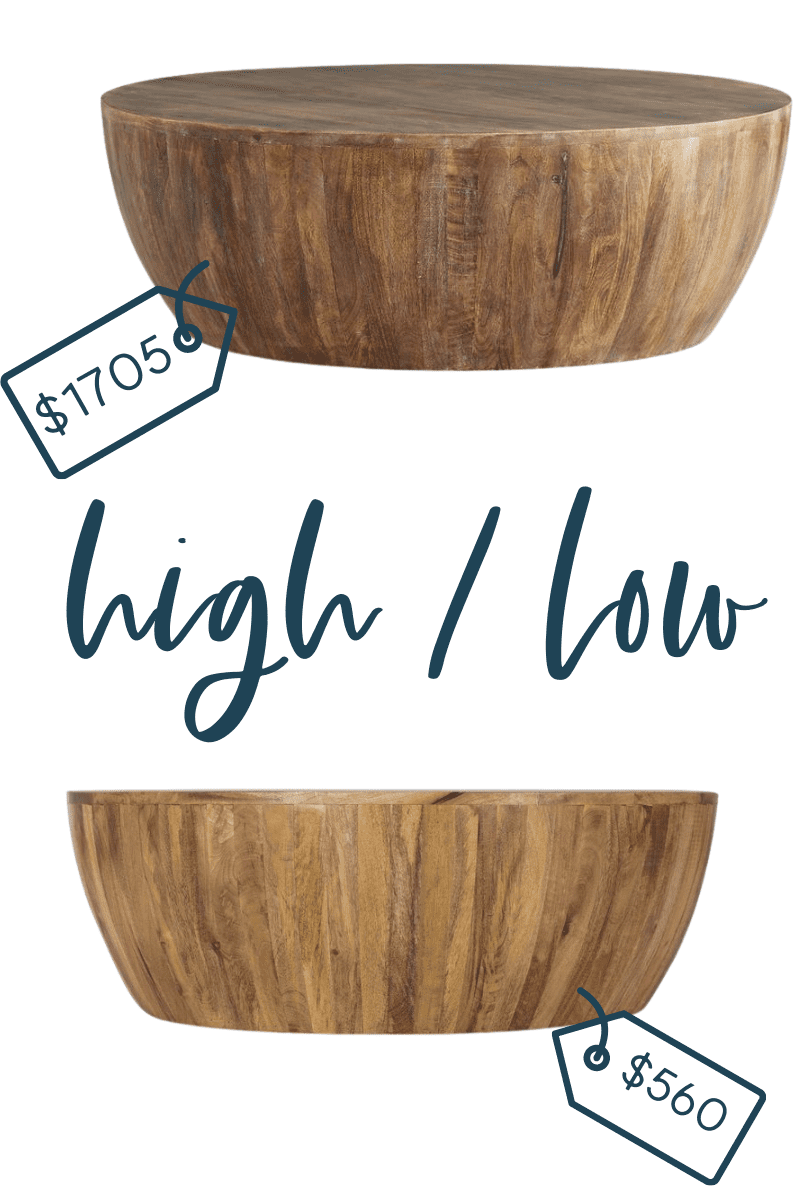 It's time for another edition of get the look for less and today I'm sharing look for less coffee tables! You can have a beautiful stylish home without breaking the bank! Get the same luxurious and expensive looking living room coffee tables at a budget friendly price. These coffee tables would be perfect in your living room. You don’t have to break the bank to have a beautiful home. If you’re looking for living room ideas, this is for you! #coffeetables #livingroom #accenttables