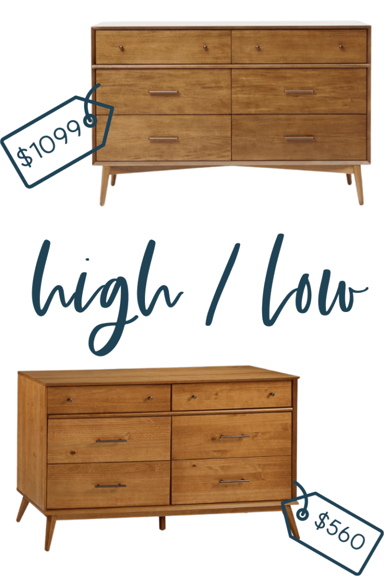 Get The Look For Less Dressers Making Joy and Pretty Things