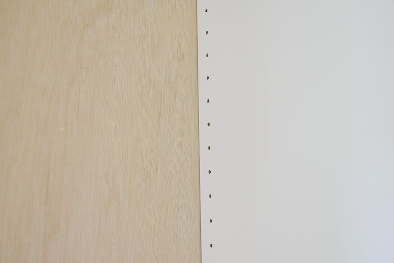 IKEA Hack time because who doesn’t love IKEA hacks?! Sharing the beginning of our IKEA closet hack using the IKEA closet system. The IKEA Pax system comes with flimsy white backing. Today, we’re sharing the ultimate IKEA hack - how to add plywood backs to IKEA Pax units. This can be used for other IKEA products too like IKEA dressers! It’s absolutely essential if you plan on painting IKEA furniture #ikeahacks #ikeahack #paxwardrobe #ikeapax