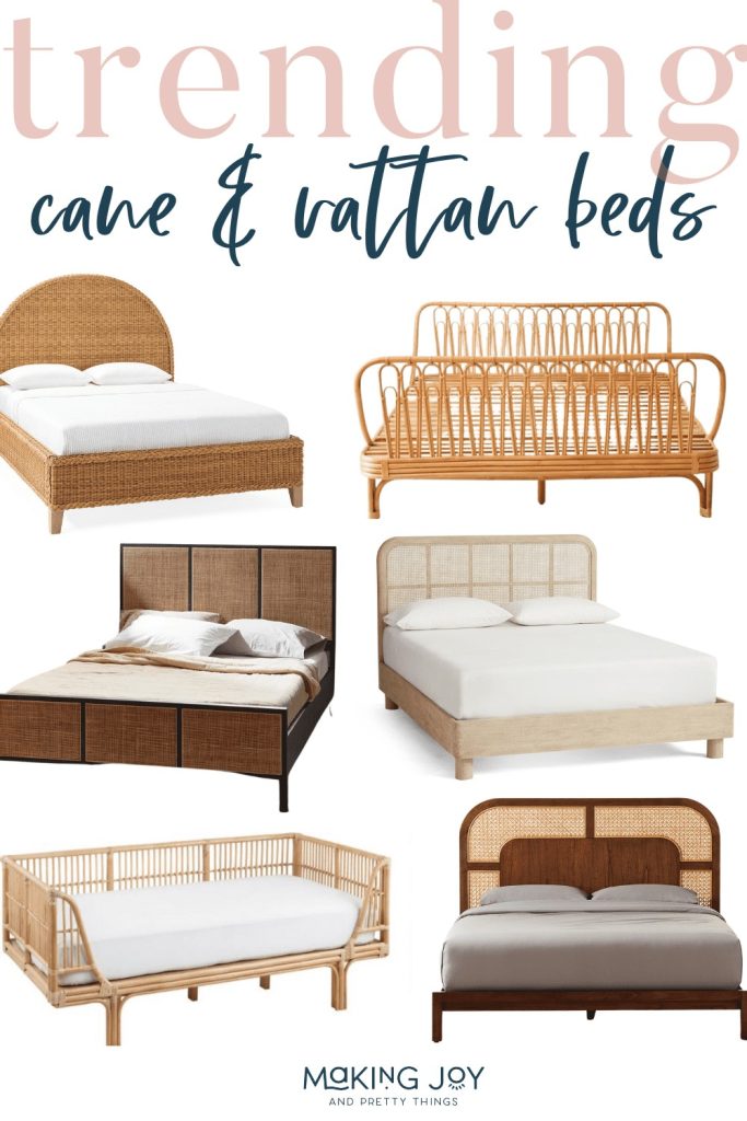Whether you're looking for just a headboard or an entire cane bed frame, you'll love these options. There's something for every style and size!