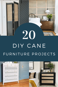 Chatting about a design trend that I’m loving - DIY cane furniture! If you’re looking to add an organic, natural look to your living room, dining room, or bedroom that goes with any design style, cane furniture is perfect! Sharing so many different DIY cane furniture pieces including some great IKEA hacks. There is a DIY cane headboard, DIY cane cabinet, DIY cane dresser, DIY cane bed, DIY cane doors and so much more! So many beautiful DIY cane furniture pieces that you’re sure to be inspired to create yourself. #cane #canefurniture #diycanefurniture