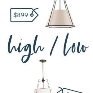 It's time for another edition of get the look for less and today I'm sharing look for less pendants! You can have a beautiful stylish home without breaking the bank!  Find a beautiful pendant at a budget friendly price.  These pendants would be perfect in your hallway or as kitchen island lighting.  You don’t have to break the bank to have a beautiful home.  Find bedroom pendants, dining room pendants, and kitchen island pendants.  If you’re looking for light ideas, this is for you!  #pendants #lights #lighting #pendant