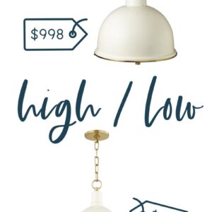 It's time for another edition of get the look for less and today I'm sharing look for less pendants! You can have a beautiful stylish home without breaking the bank! Find a beautiful pendant at a budget friendly price. These pendants would be perfect in your hallway or as kitchen island lighting. You don’t have to break the bank to have a beautiful home. Find bedroom pendants, dining room pendants, and kitchen island pendants. If you’re looking for light ideas, this is for you! #pendants #lights #lighting #pendant