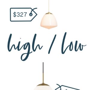 It's time for another edition of get the look for less and today I'm sharing look for less pendants! You can have a beautiful stylish home without breaking the bank! Find a beautiful pendant at a budget friendly price. These pendants would be perfect in your hallway or as kitchen island lighting. You don’t have to break the bank to have a beautiful home. Find bedroom pendants, dining room pendants, and kitchen island pendants. If you’re looking for light ideas, this is for you! #pendants #lights #lighting #pendant