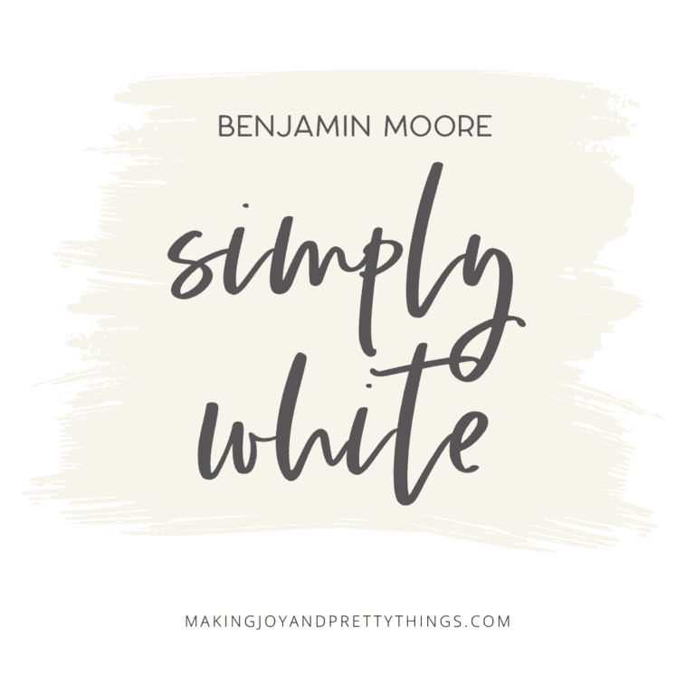 Simply White by Benjamin Moore Paint Color Overview