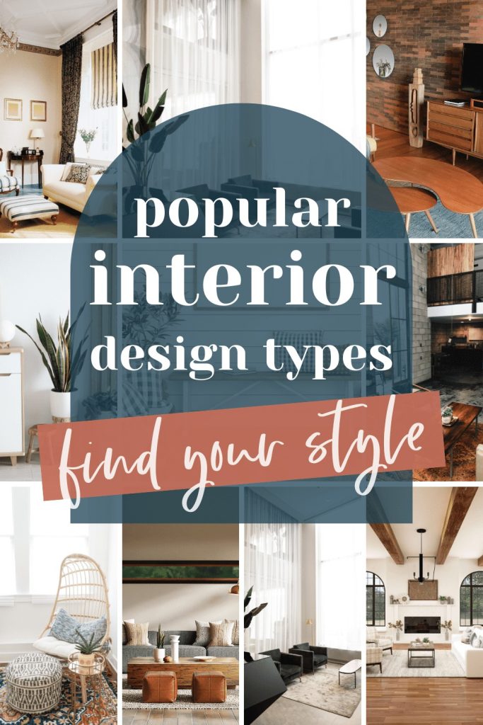 If you are trying to find your style for your home, it can be overwhelming. Learn what the 14 popular interior design types look like so you can choose the best one that works for your home. 