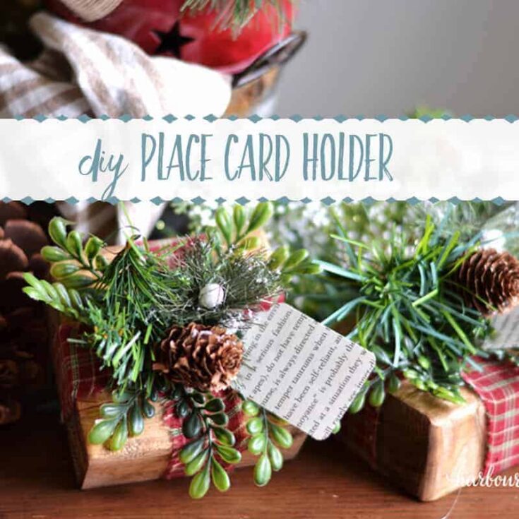 Image for DIY Christmas Place Card Holders