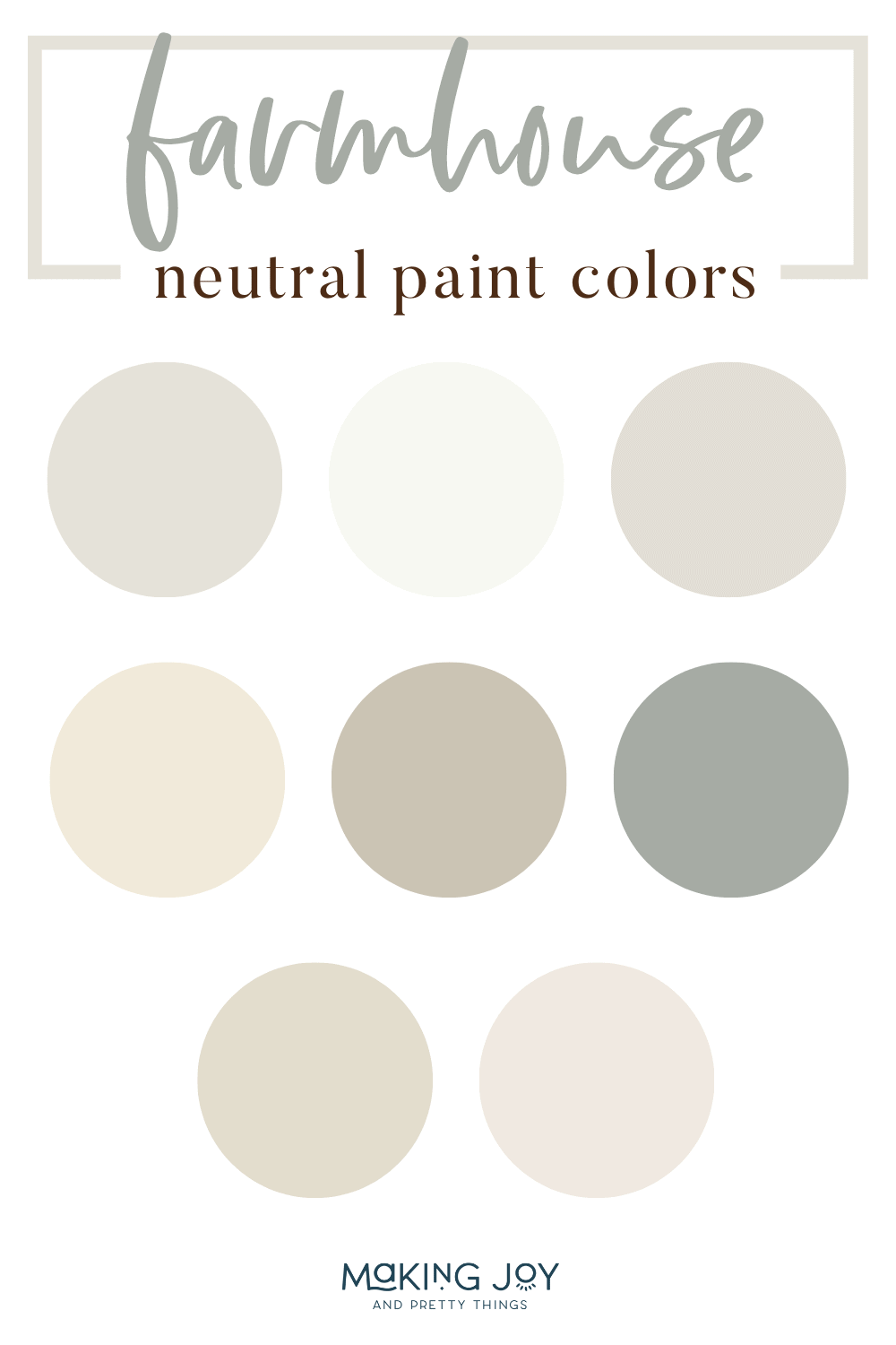 The 12 Best Magnolia Home Joanna Gaines Farmhouse Paint Colors Making Farmhouse Netural Paint Colors From Joanna Gaines Magnolia Home Paint Brand