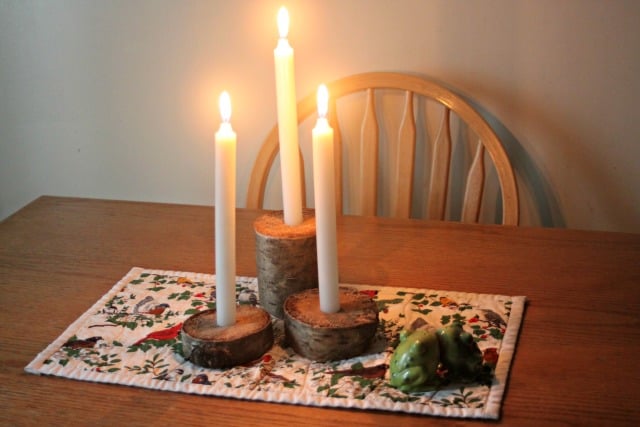 Simple DIY candle holders (for long candles) - Your DIY Family