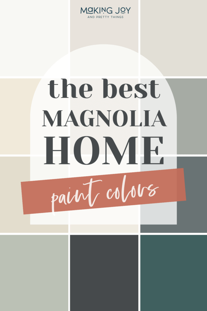 If you're looking for farmhouse paint colors, check these 12 best Magnolia Home paint colors from Joanna Gaines' brand. 