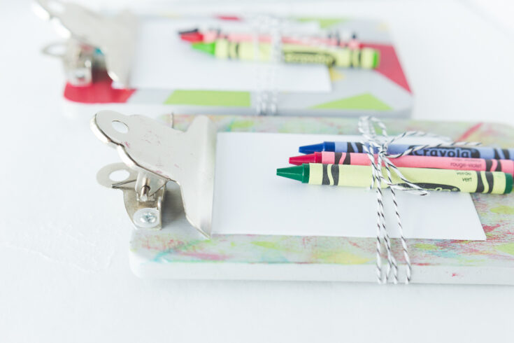 DIY Washi Tape Clipboard for Back to School Teacher Gift