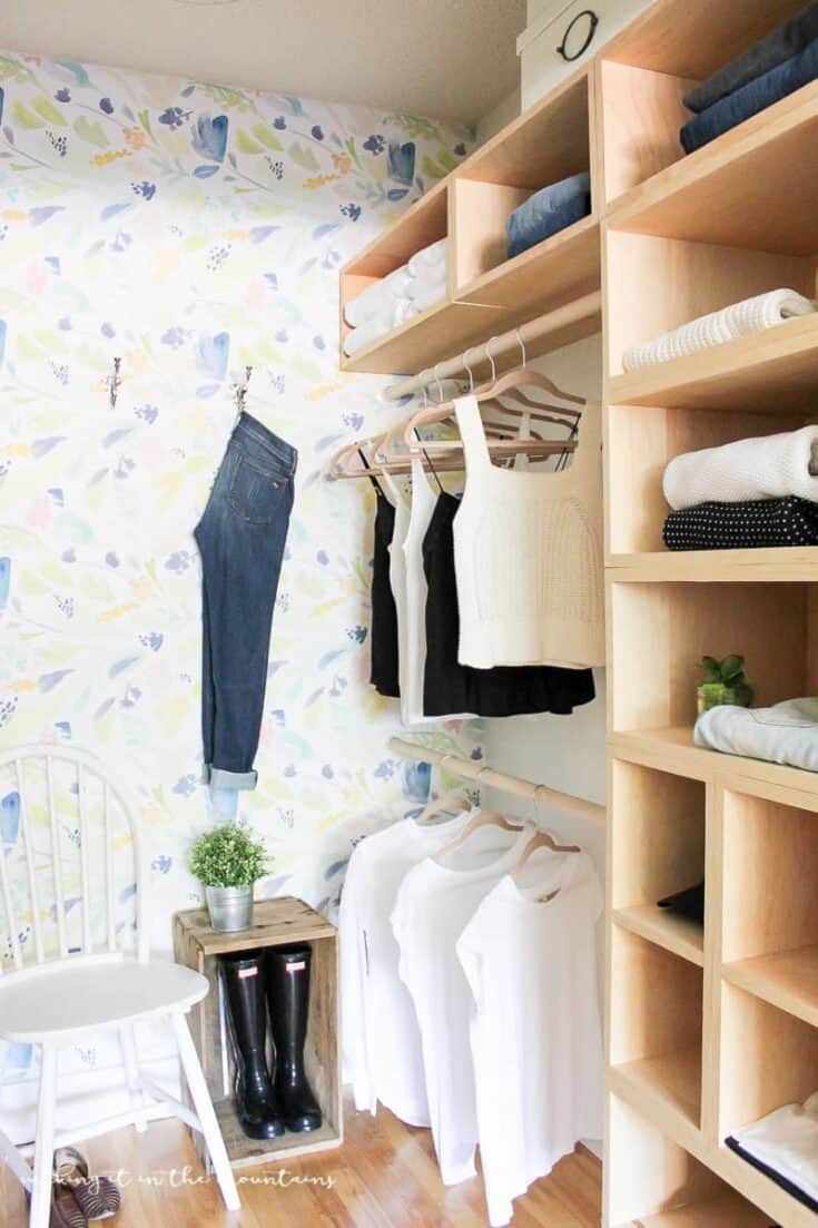 Creative Closet Wallpaper Ideas - Making Joy and Pretty Things