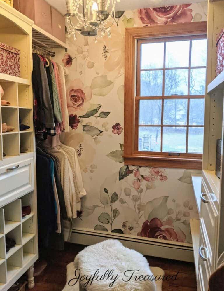 Creative Closet Wallpaper Ideas - Making Joy and Pretty Things