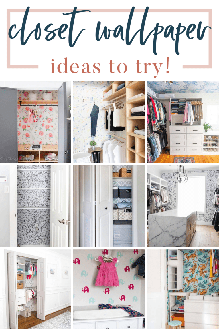 Creative Closet Wallpaper Ideas Making Joy and Pretty Things