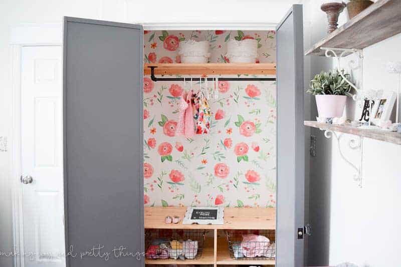 Creative Closet Wallpaper Ideas - Making Joy and Pretty Things