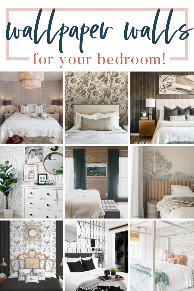 Wallpaper Accent Walls For Your Bedroom - Making Joy and Pretty Things