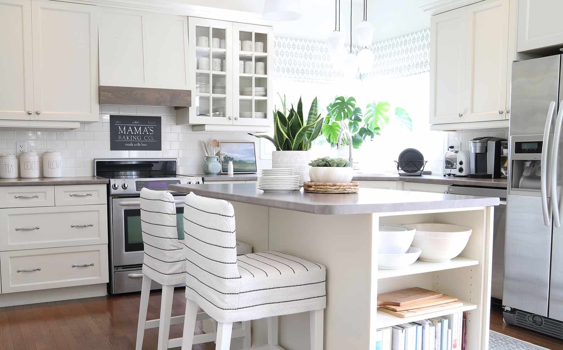 Decorating Ideas for Kitchen Island - Making Joy and Pretty Things