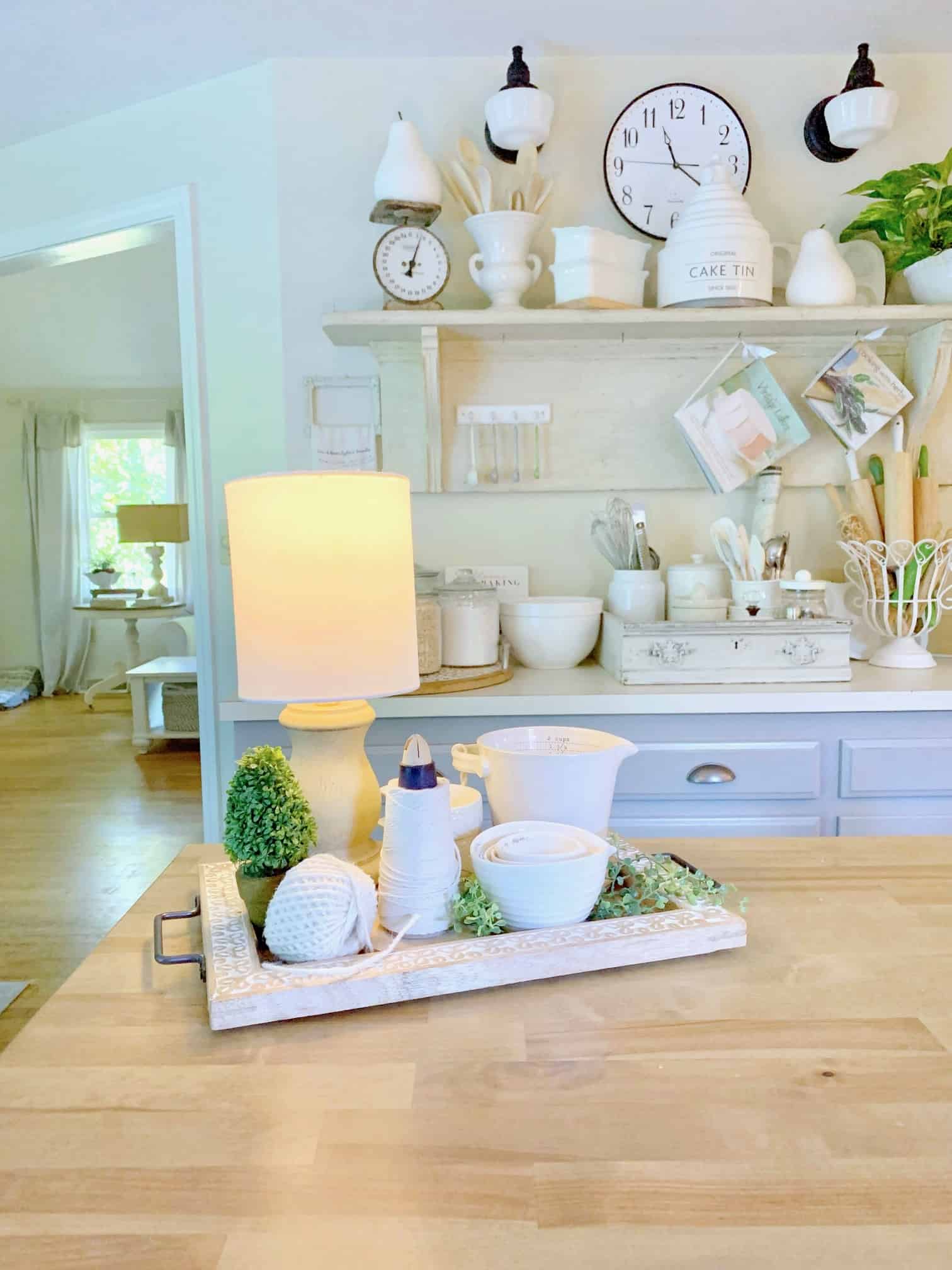 Decorating Ideas for Kitchen Island - Making Joy and Pretty Things