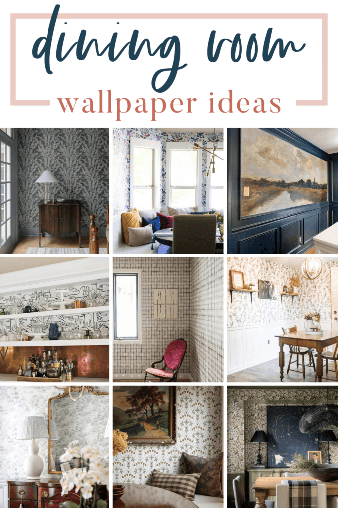 If you're looking for an easy way to update your dining room, give wallpaper a try! Get inspired with these dining room wallpaper ideas. 