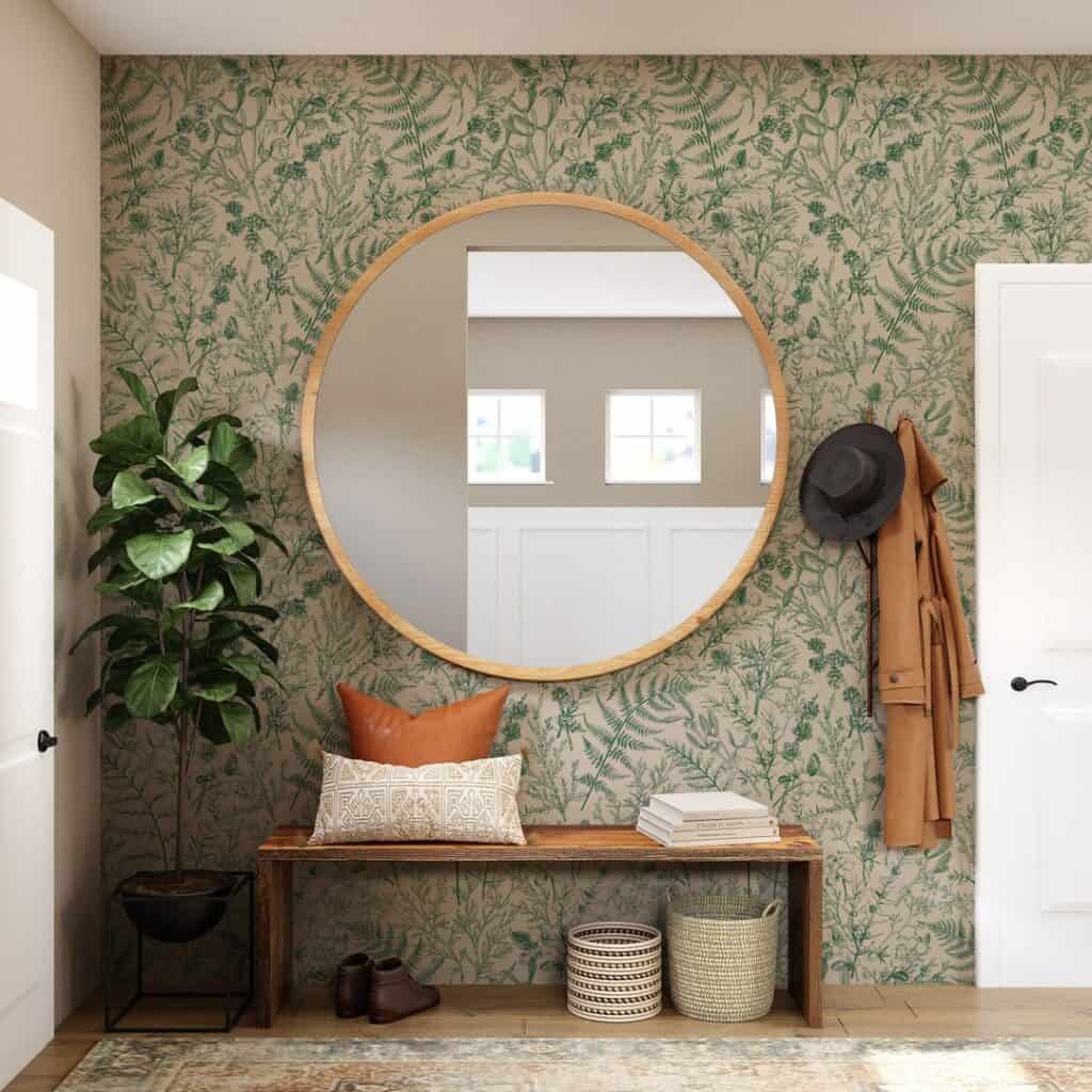 Entryway Wallpaper Ideas For A Feeling Making Joy and