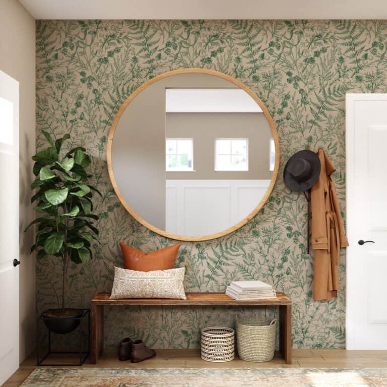 Entryway Wallpaper Ideas For A Welcoming Feeling - Making Joy and ...