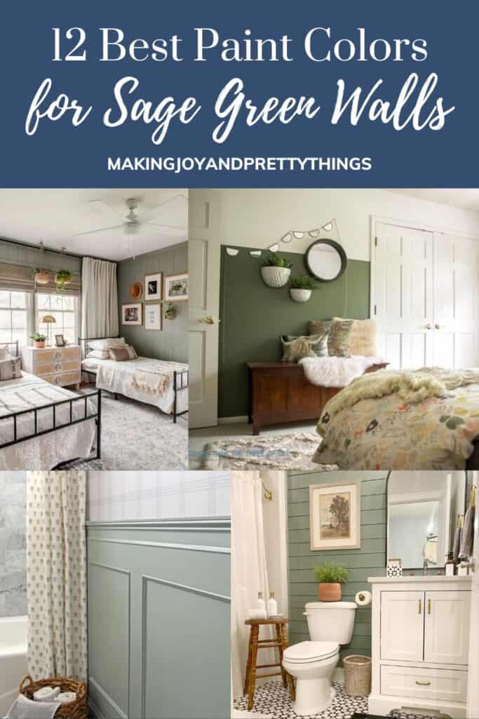 Looking for a good paint color for your walls? Get inspired with these sage green wall paint colors!