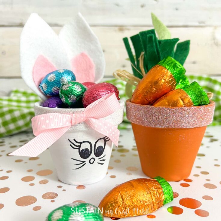 Image for Painted Easter Clay Pots