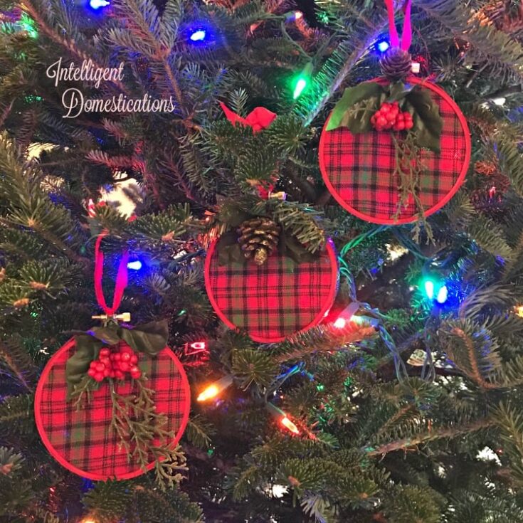 Image for Plaid Fabric Ornament