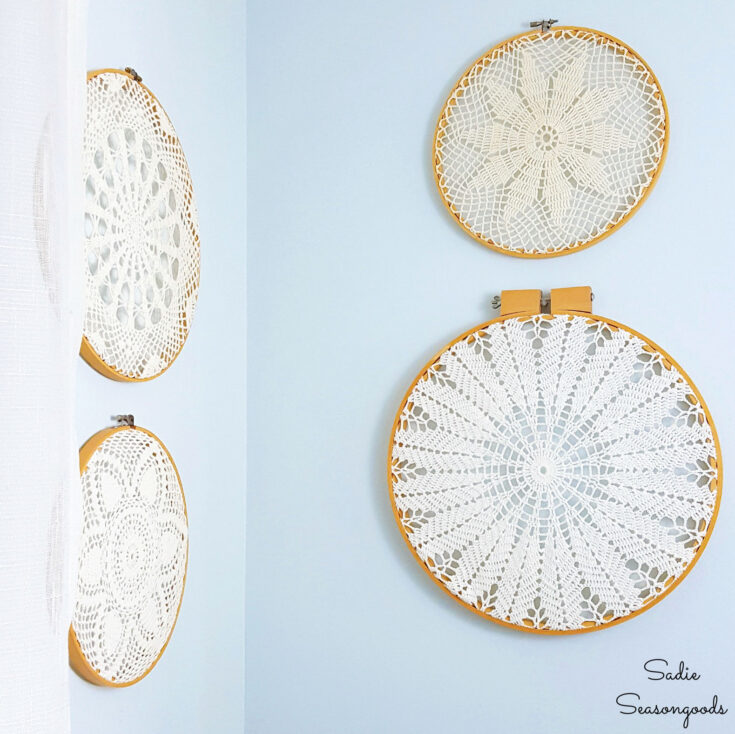 Image for Doily Embroidery Hoop Decor