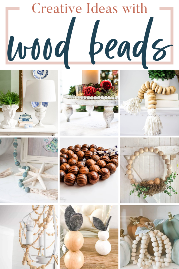 DIY Wood Bead Garland (Perfect for the Mantle!)