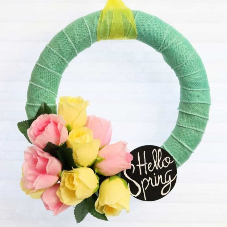 Image for Dollar Store Spring Wreath