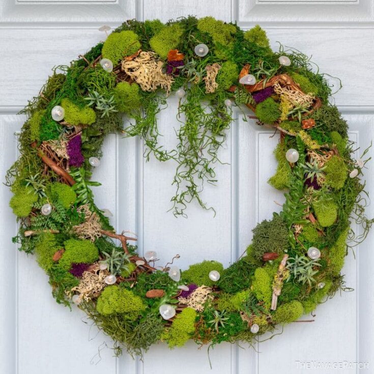 Image for Moss & Mushroom Spring Wreath